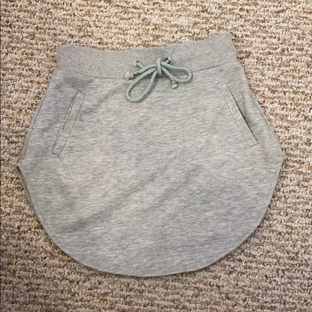 Gray Sweat Skirt XS